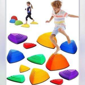 12 Vibrant Balance Stepping Stones for Kids